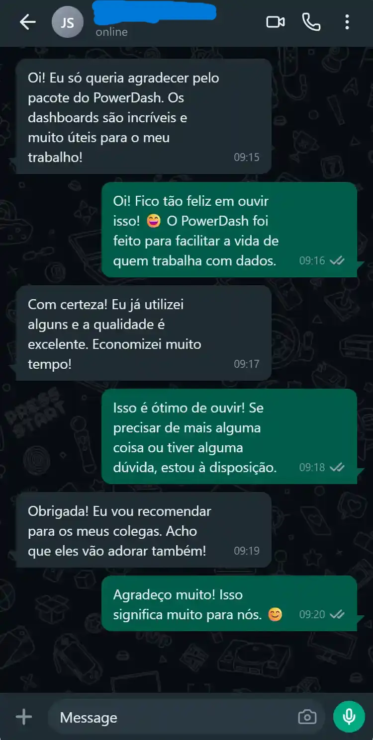 Profissional economizou horas com os templates Power BI