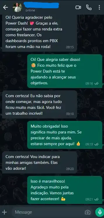 Cliente fechou mais projetos usando os dashboards prontos