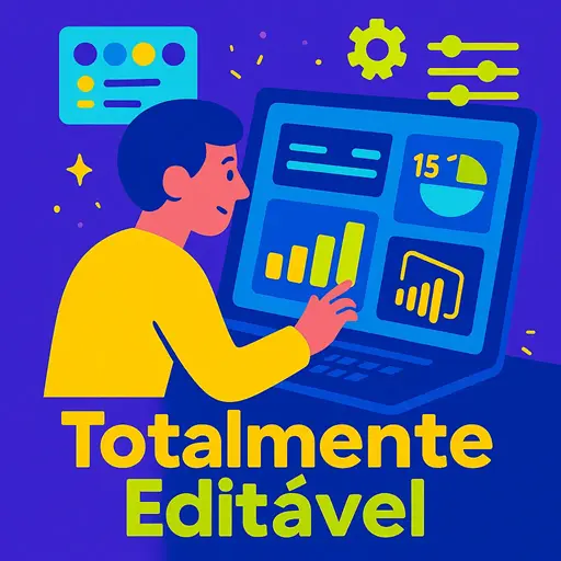 Templates editáveis e personalizáveis para Power BI
